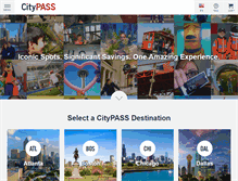 Tablet Screenshot of citypass.net