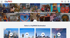 Desktop Screenshot of citypass.com